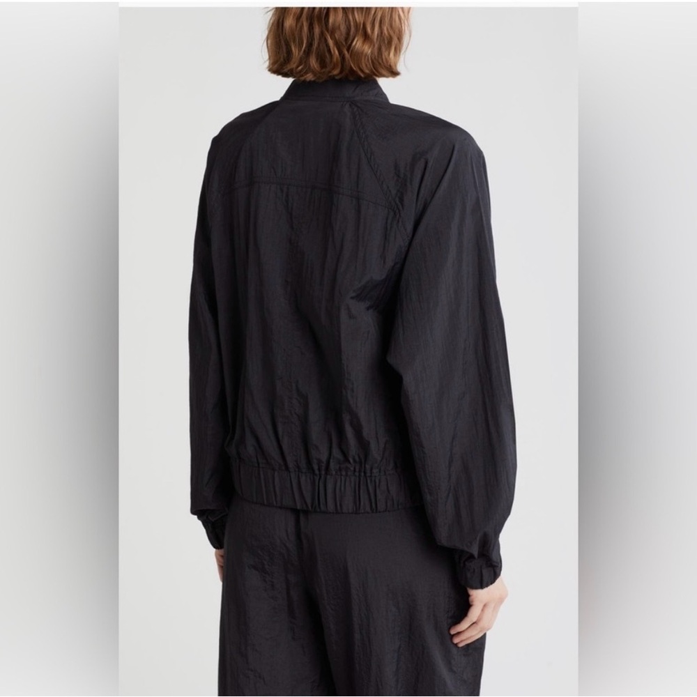 Zella Women's Black Bomber Jacket Nylon NWT - Picture 2 of 10